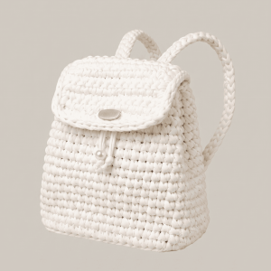 Mochila de trapillo blanco