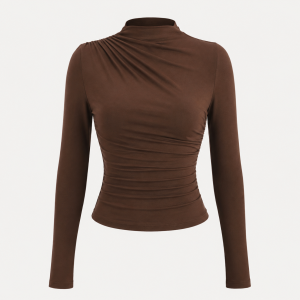 MOCHA DRAPE TOP